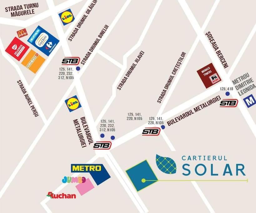 Apartment Solar 50, Private Parking, 2 Bedroom Bucureşti Exterior foto
